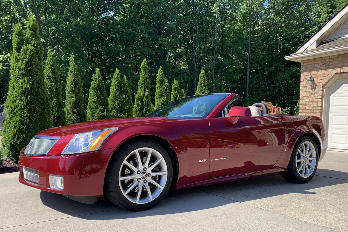 2006 Cadillac XLR-V in Infrared with Shale Ebony Interior