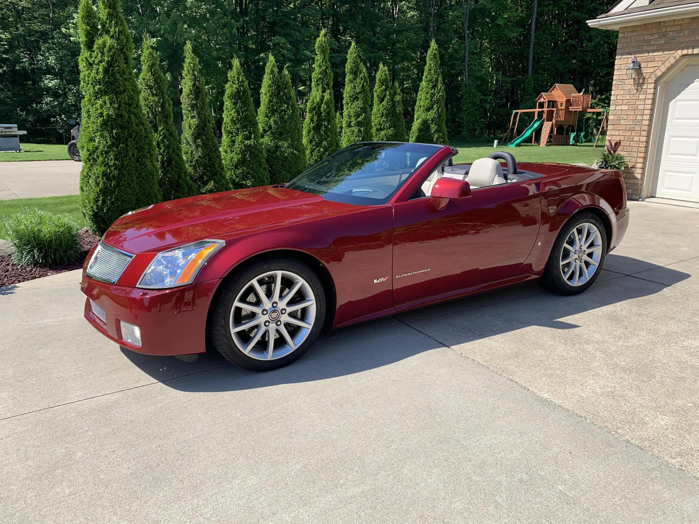 2006 Cadillac XLR-V in Infrared with Shale Ebony Interior