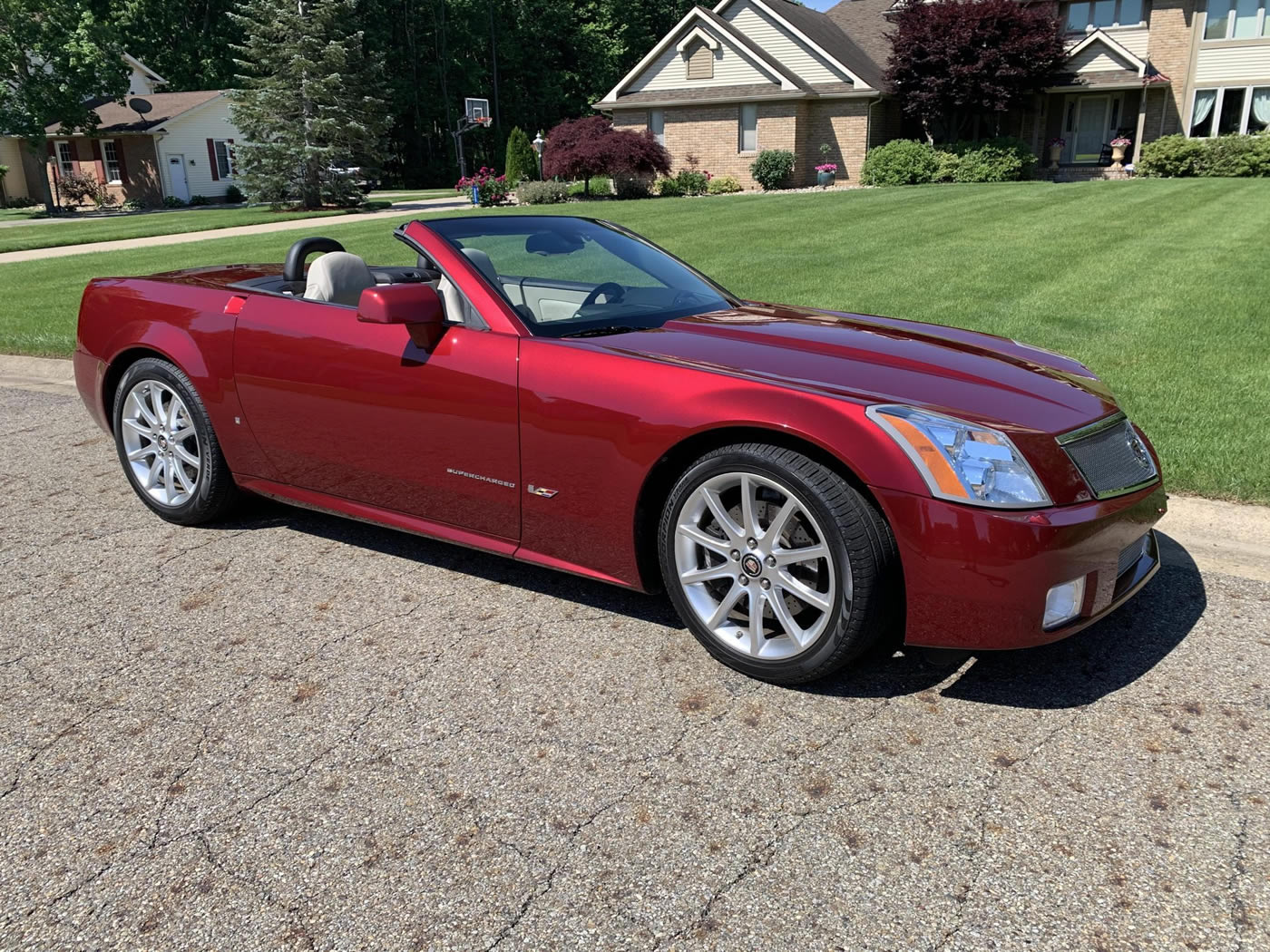 2006 Cadillac XLR-V in Infrared with Shale Ebony Interior