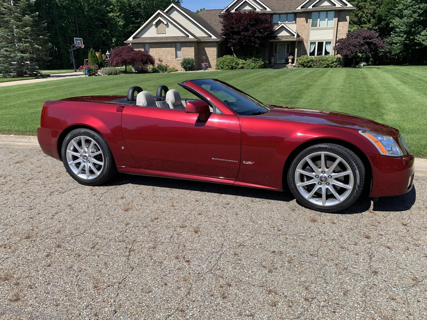 2006 Cadillac XLR-V in Infrared with Shale Ebony Interior