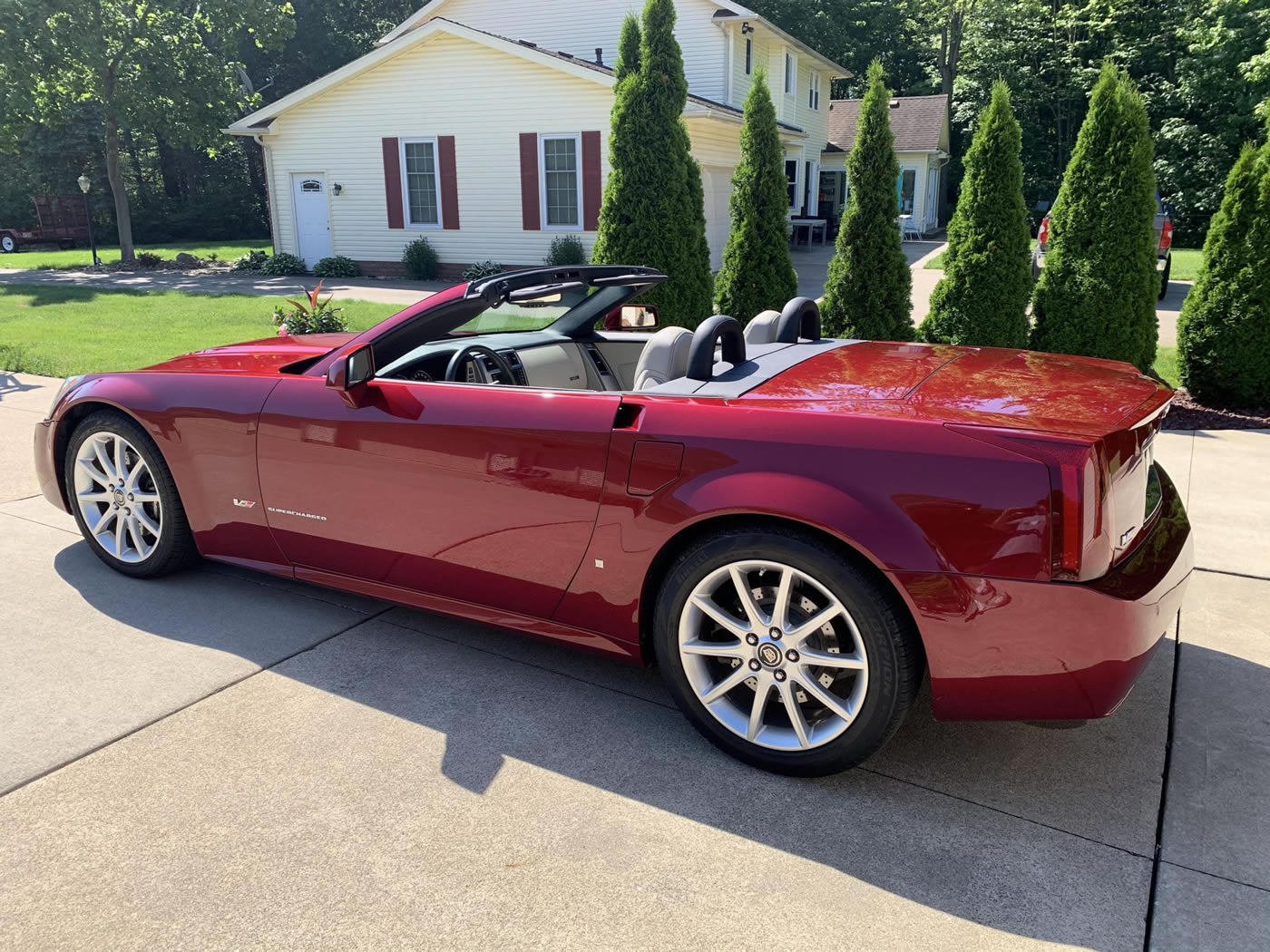 2006 Cadillac XLR-V in Infrared with Shale Ebony Interior