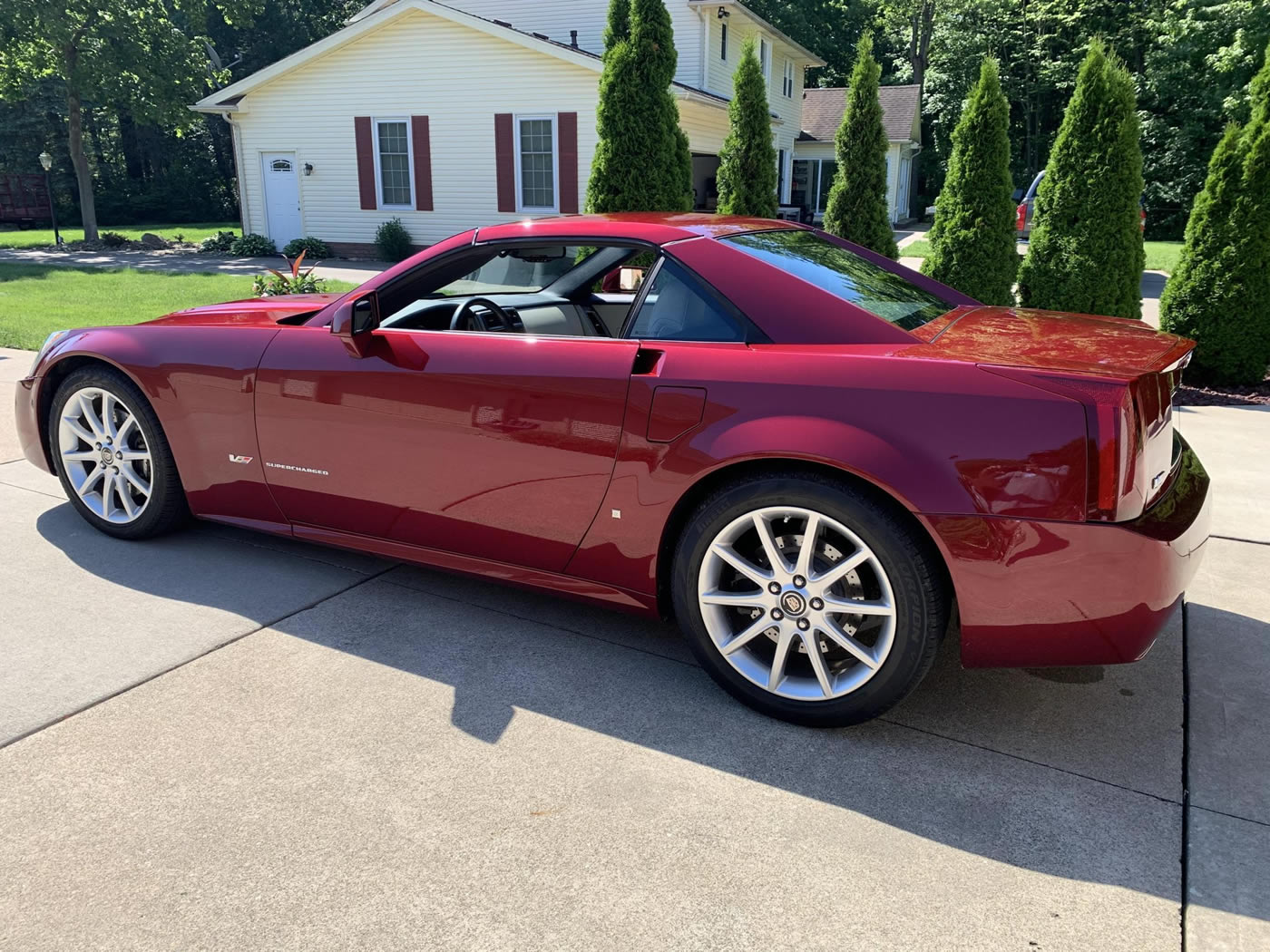 2006 Cadillac XLR-V in Infrared with Shale Ebony Interior