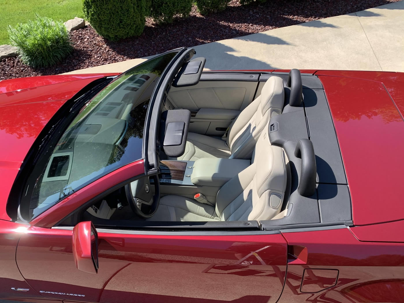 2006 Cadillac XLR-V in Infrared with Shale Ebony Interior