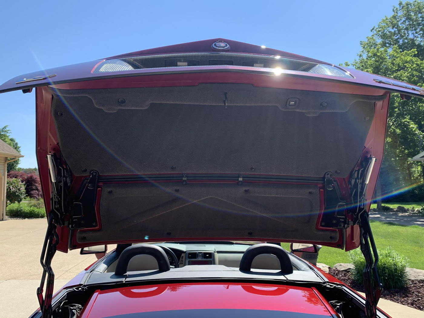 2006 Cadillac XLR-V in Infrared with Shale Ebony Interior