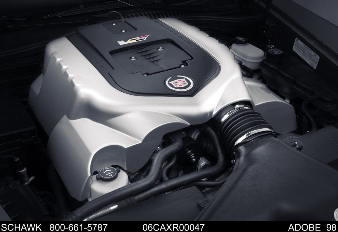 2006 Cadillac XLR-V Studio Engine Shot