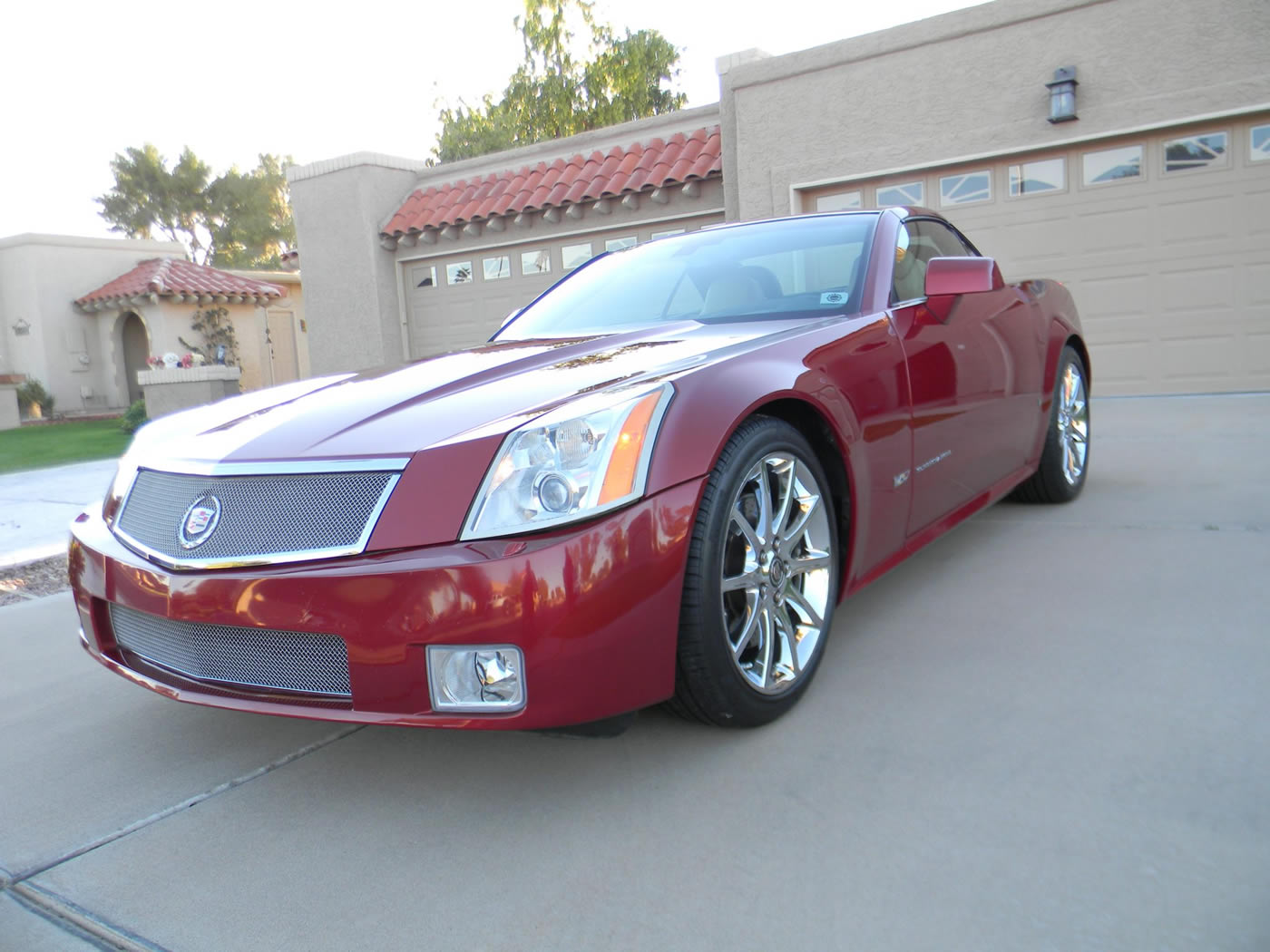 2008 Cadillac XLR-V in Crystal Red Metallic