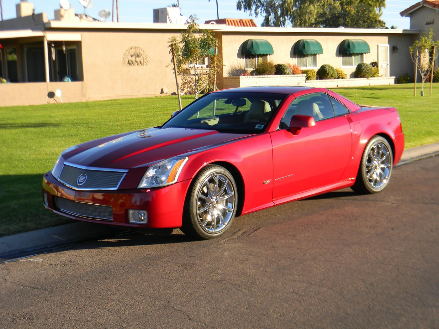 2008 Cadillac XLR-V in Crystal Red Metallic