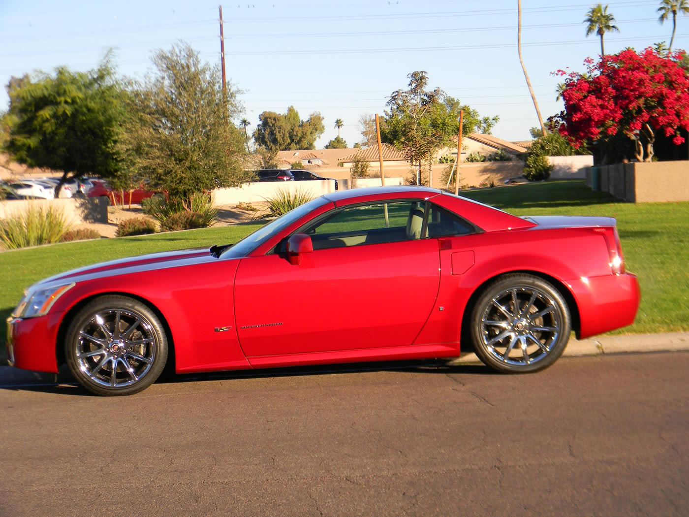 2008 Cadillac XLR-V in Crystal Red Metallic