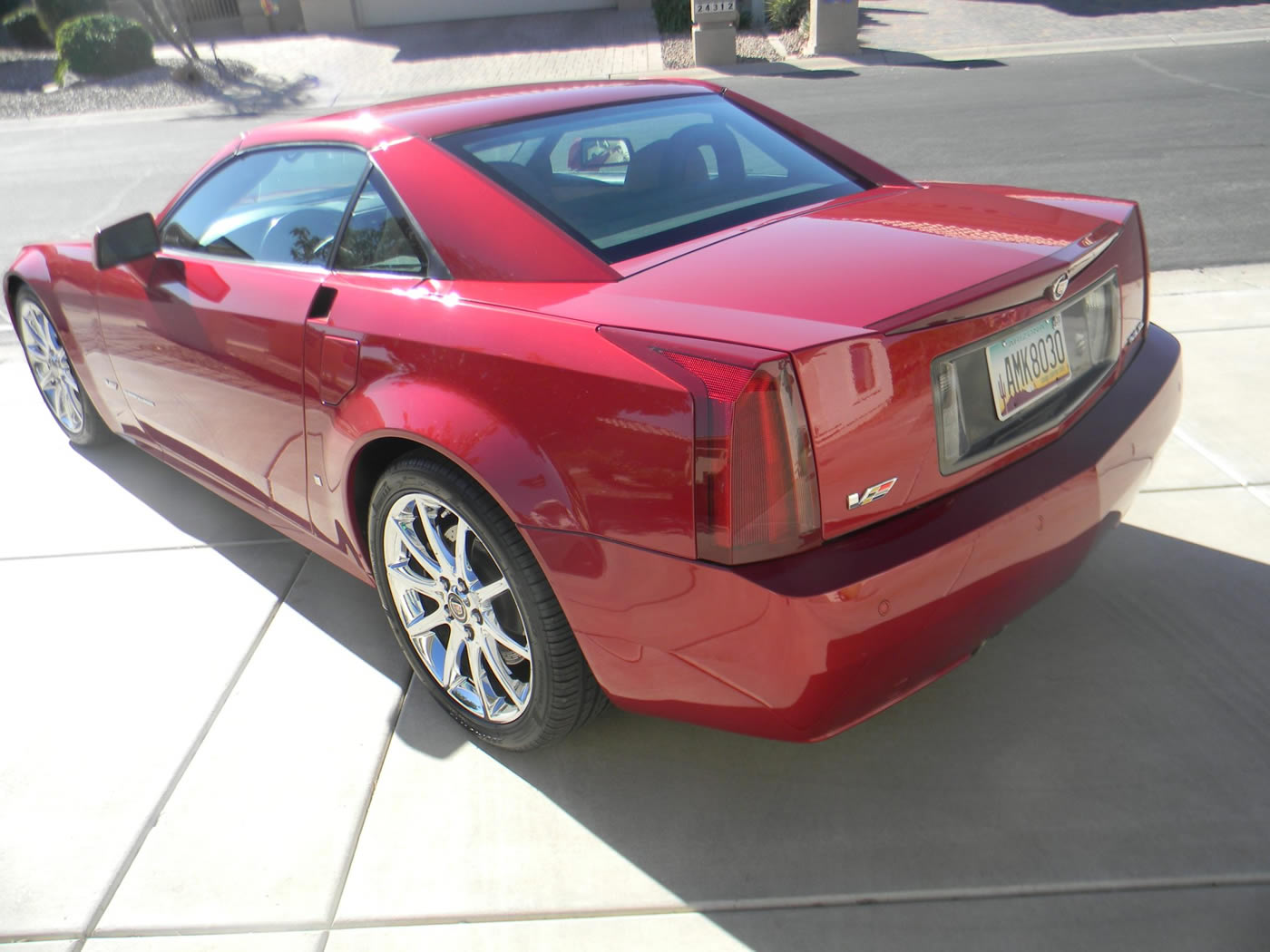 2008 Cadillac XLR-V in Crystal Red Metallic