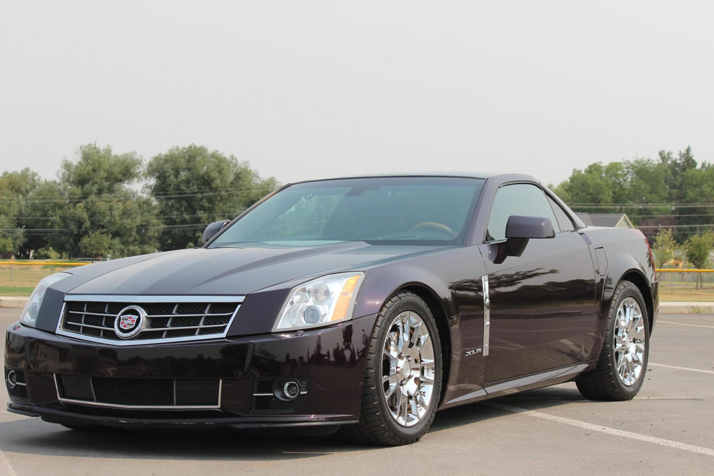 2009 Cadillac XLR in Black Cherry Metallic