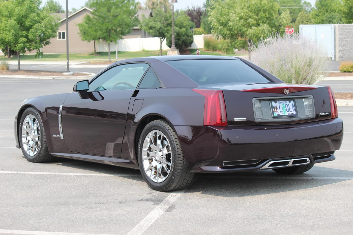 2009 Cadillac XLR in Black Cherry Metallic