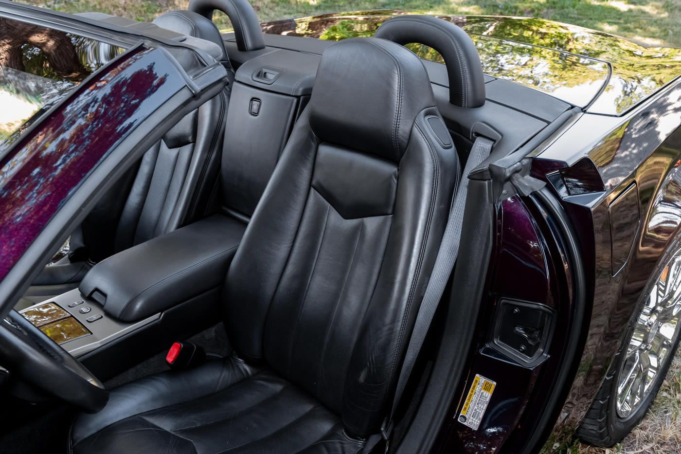 2009 Cadillac XLR in Black Cherry Metallic