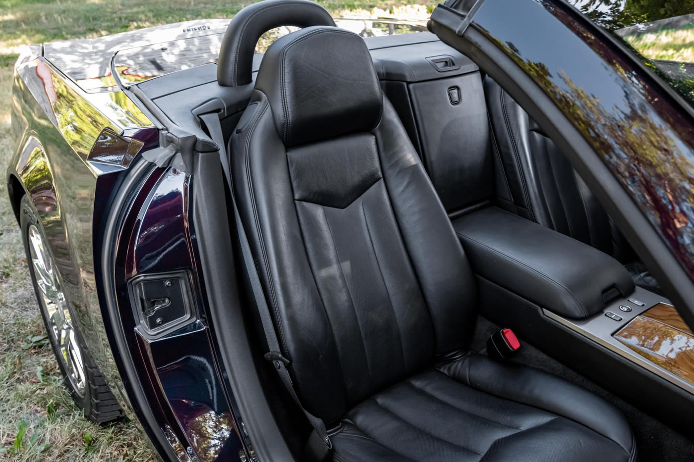 2009 Cadillac XLR in Black Cherry Metallic