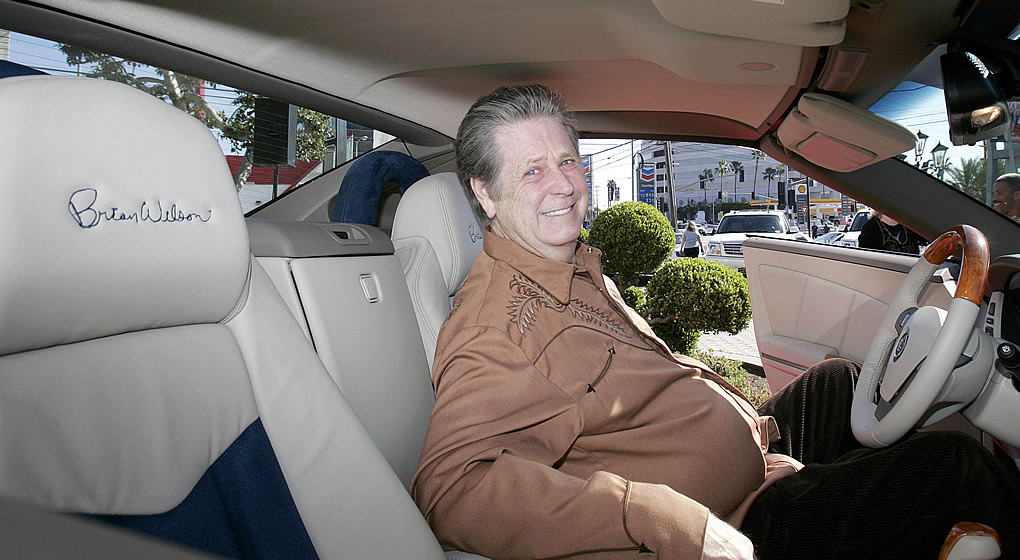 Brian Wilson with Custom 2005 Cadillac XLR
