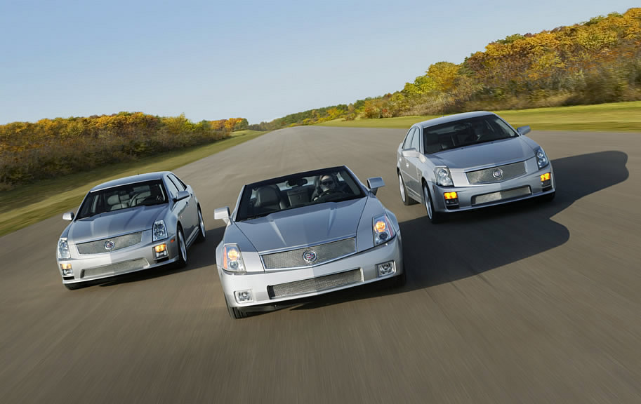 Cadillac V-Series: XLR-V, STS-V and CTS-V