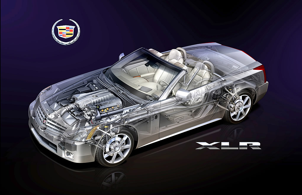 Cadillac XLR Cutaway