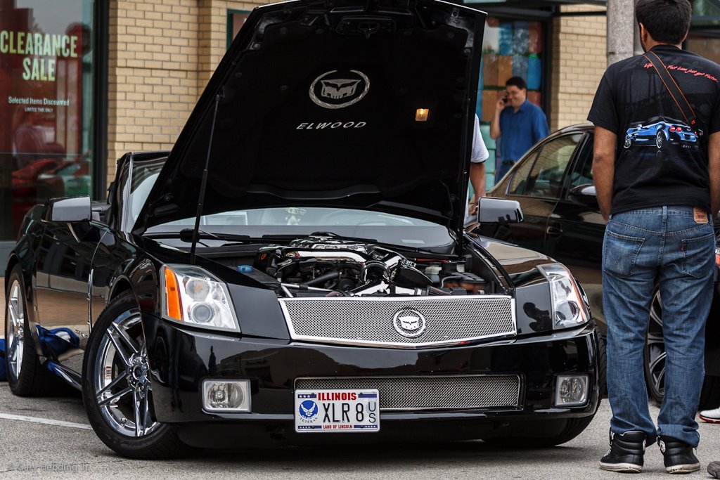 Chrome and polished Engine bay