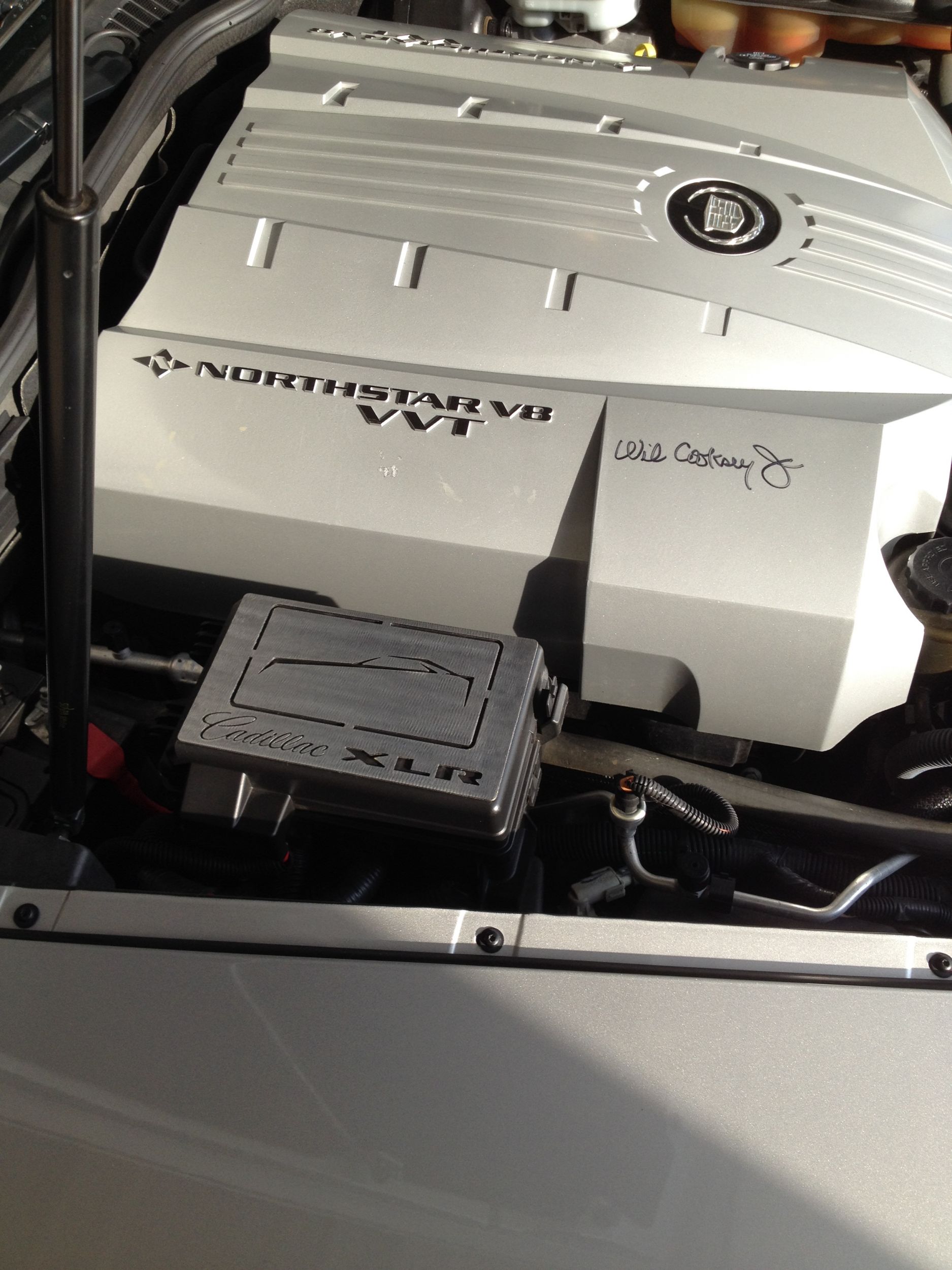 XLR Commemorative Fuse Box Cover Installed