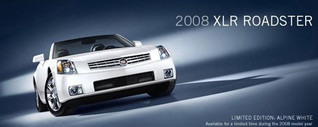 2008 Cadillac XLR in Alpine White