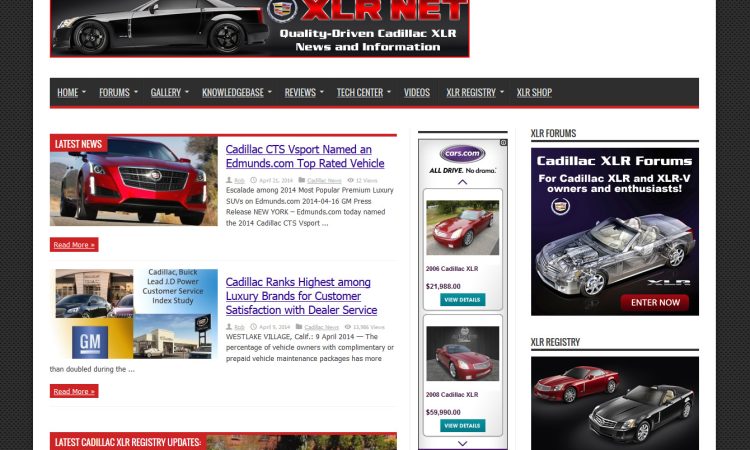 XLR Net Home Page