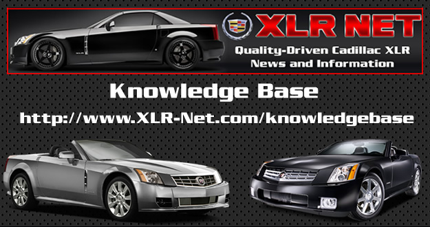 Cadillac XLR Knowledge Base Updated